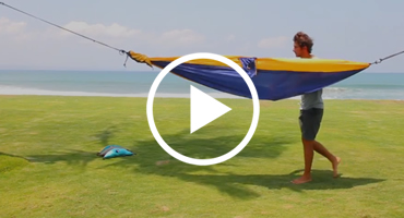 Montaż / rozkładanie hamaku turystycznego